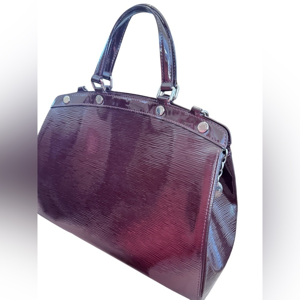 Auth. Louis Vuitton 2011 Bordeaux Electric Epi Brea MM Bag (COA) - Picture 4 of 16